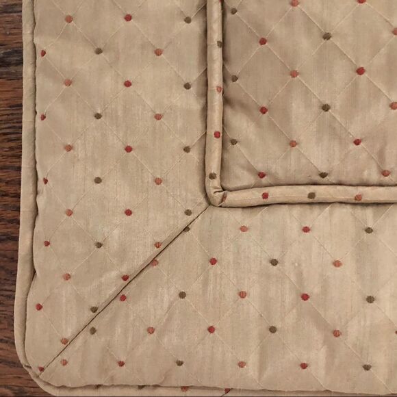 Pair custom decorator king size pillow shams gold - Picture 5 of 5